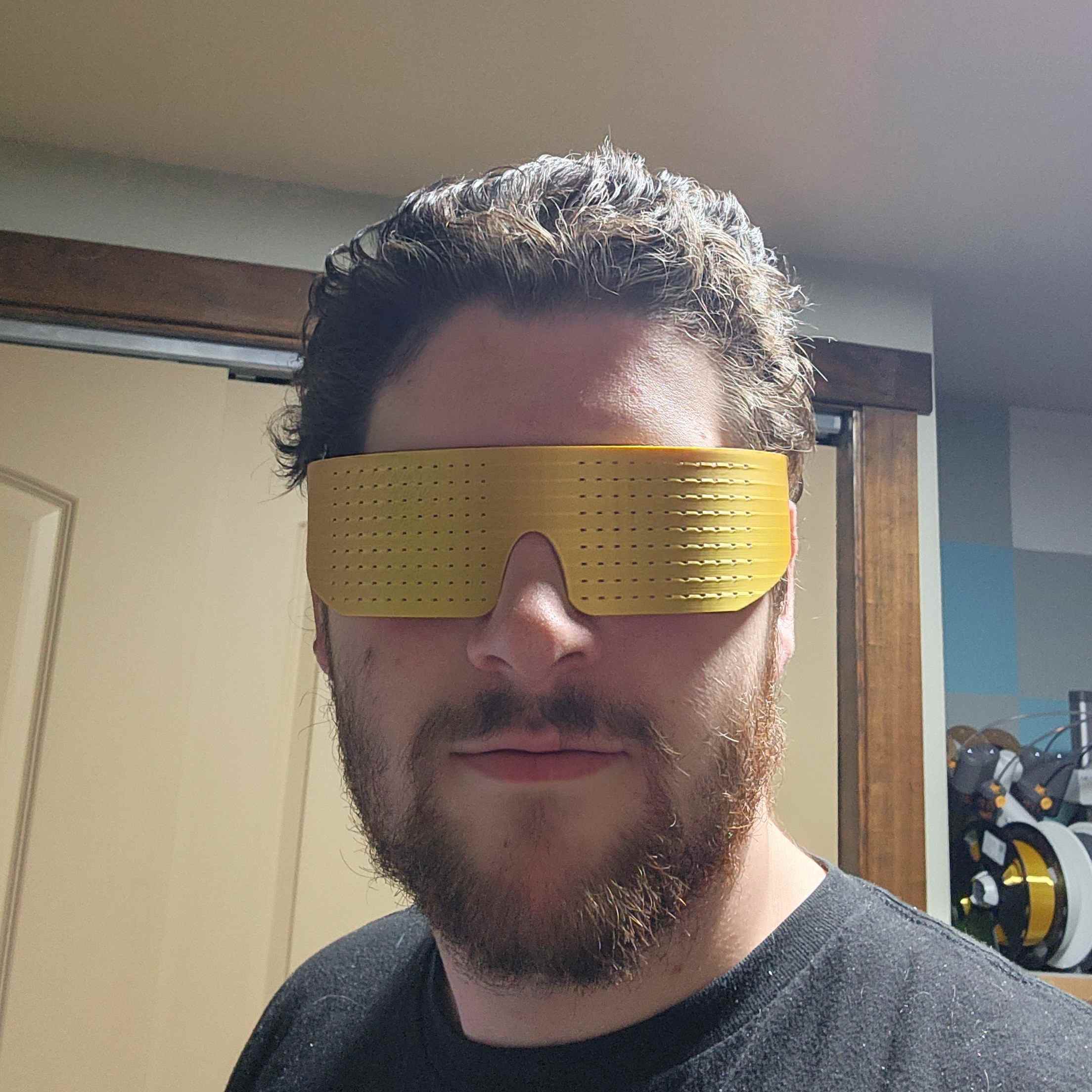 picture of Korbin with golden glasses