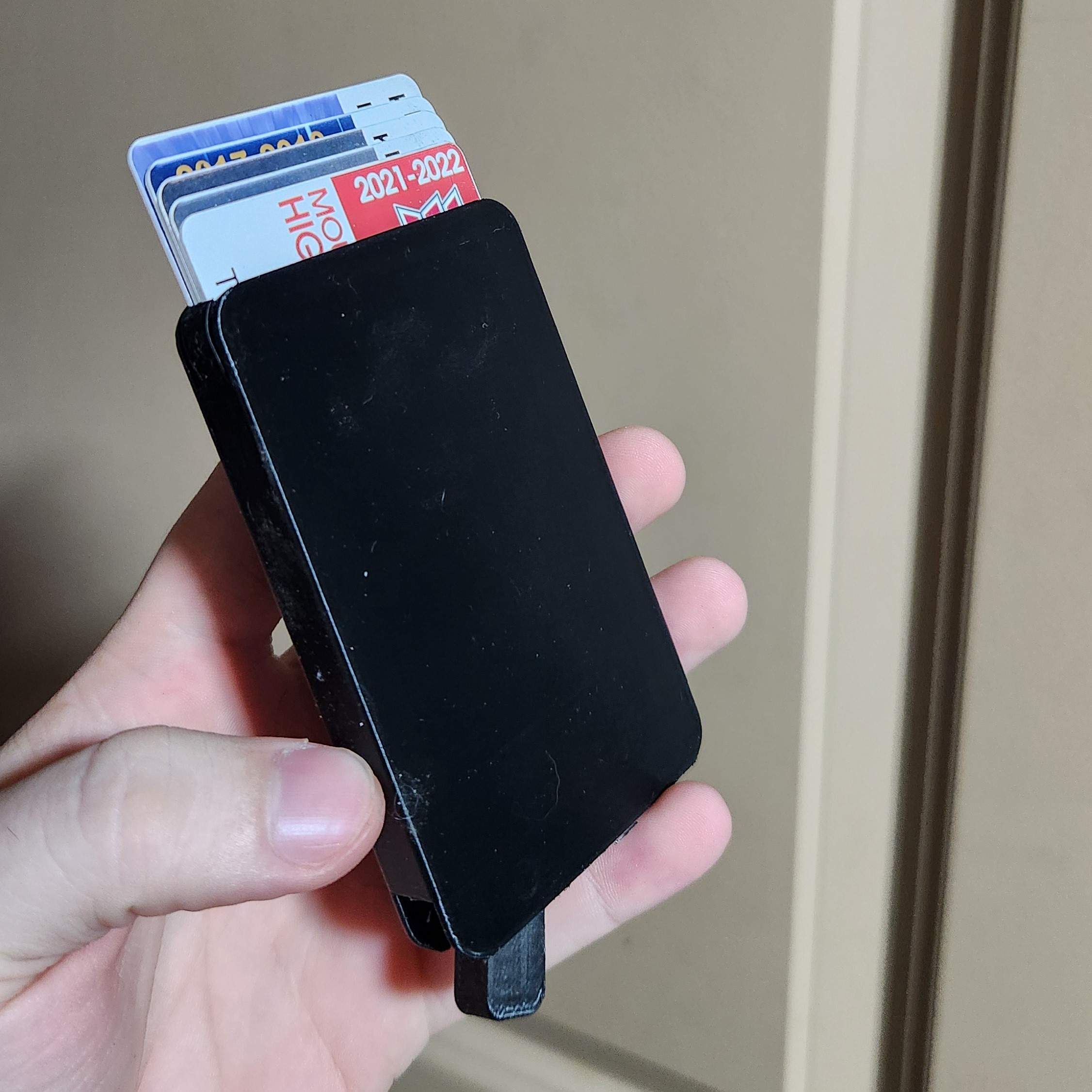 a 3d printed sliding wallet